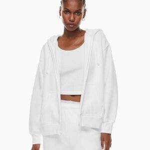 ARITZIA TNA Sweatfleece Cozy Fleece Boyfriend Midweight Hoodie SWEATSHIRT New XS